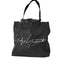 ヨウジヤマモト Yohji Yamamoto シグネチャーロゴカウレザートートバッグ M メンズ ONE SIZE