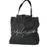 ヨウジヤマモト Yohji Yamamoto シグネチャーロゴカウレザートートバッグ M メンズ ONE SIZE