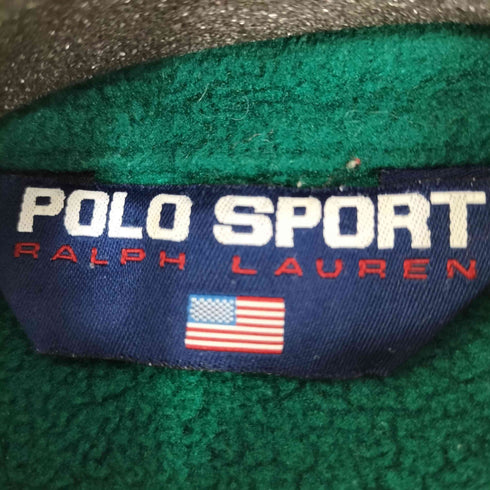 ポロスポーツラルフローレン POLO SPORT RALPH LAUREN 90S MADE IN USA ジップアップフリースジャケット メンズ import:L