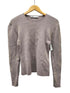 ザラ ZARA リブニット クルーネック カットソー レディース import:L