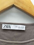 ザラ ZARA リブニット クルーネック カットソー レディース import:L