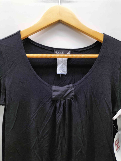 アニエスベー agnes b. PARIS レーヨン ポリ ストレッチ カットソー レディース 2