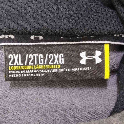 アンダーアーマー UNDER ARMOUR ロゴ ラグラン プルオーバーパーカー メンズ JPN:XXL