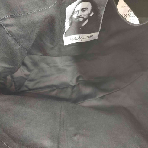 ヨウジヤマモト Yohji Yamamoto SIGNATURE LEATHER MINI TOTE BAG メンズ