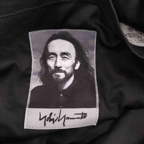 ヨウジヤマモト Yohji Yamamoto SIGNATURE LEATHER MINI TOTE BAG メンズ
