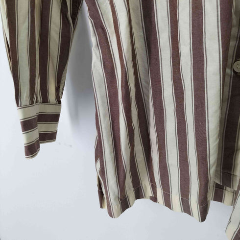 アイムイッセイミヤケ im ISSEY MIYAKE ストライプ柄 長袖シャツ メンズ import:L