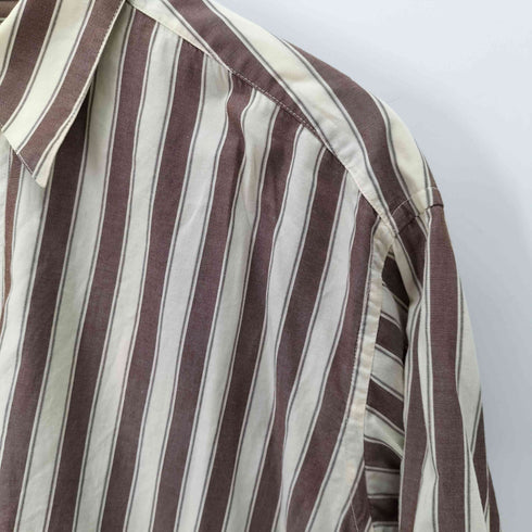 アイムイッセイミヤケ im ISSEY MIYAKE ストライプ柄 長袖シャツ メンズ import:L