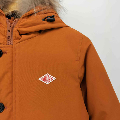 ダントン DANTON FAR HOODED DOWN JACKET ミドル丈 ファーフーデッド ダウンジャケット レディース JPN:36