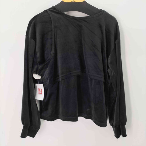 ジュメロ jumelle ベロア アシンメトリー レイヤードカットソー レディース JPN:M