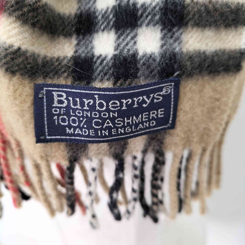 バーバリーズ BURBERRYS カシミヤ100% マフラー メンズ