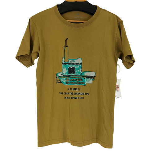 スノーピーク Snow Peak S/S プリントTシャツ メンズ  S