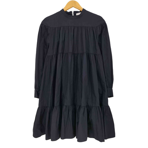 ユナイテッドアローズ UNITED ARROWS ギャザー ティアード ミニ ワンピース レディース JPN:36