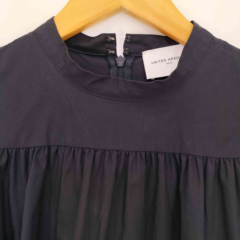 ユナイテッドアローズ UNITED ARROWS ギャザー ティアード ミニ ワンピース レディース JPN:36