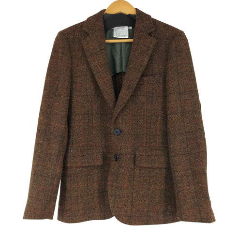 キャサリンハムネットロンドン KATHARINE HAMNETT LONDON チェック柄 ウール テーラードジャケット メンズ S