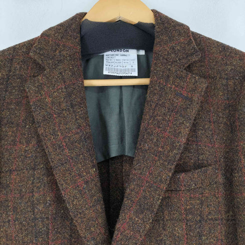 キャサリンハムネットロンドン KATHARINE HAMNETT LONDON チェック柄 ウール テーラードジャケット メンズ S