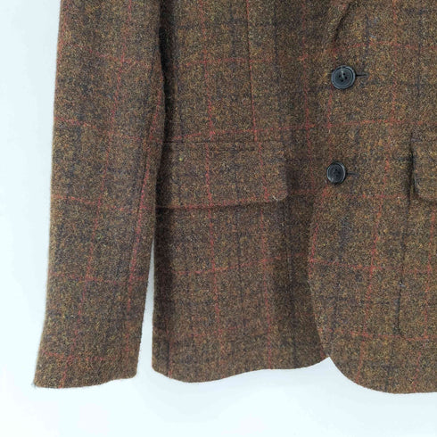 キャサリンハムネットロンドン KATHARINE HAMNETT LONDON チェック柄 ウール テーラードジャケット メンズ S