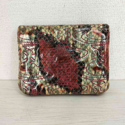 ヴィヴィアンウエストウッド Vivienne Westwood オーブ パイソン柄 パスケース レディース