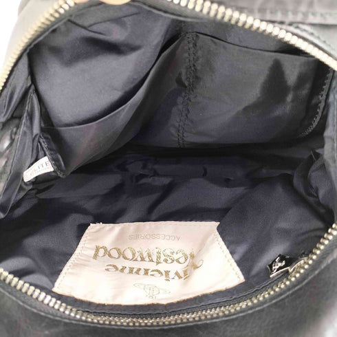 ヴィヴィアンウエストウッド Vivienne Westwood ヤスミン ナイロンレザー ハートスター総柄 ハンドバック レディース
