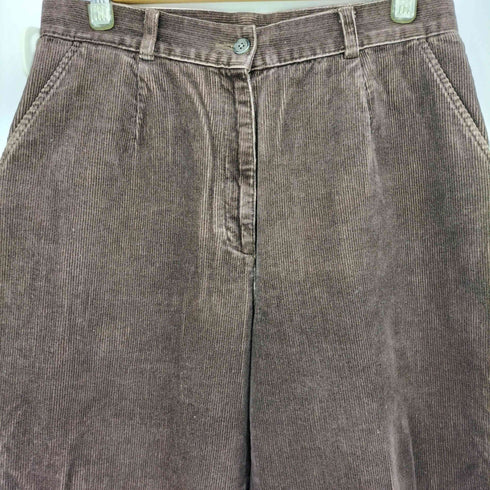 エルエルビーン L.L.Bean 細畝 タック コーデュロイ パンツ レディース 10
