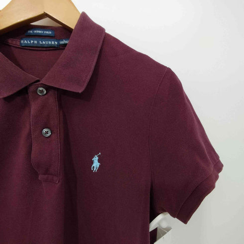 ラルフローレン RALPH LAUREN 90S ポニー刺繍 THE SKINNY POLO ショートスリーブポロシャツ メンズ import:L
