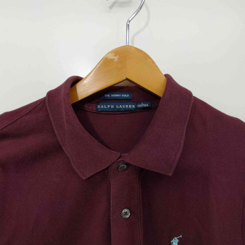 ラルフローレン RALPH LAUREN 90S ポニー刺繍 THE SKINNY POLO ショートスリーブポロシャツ メンズ import:L