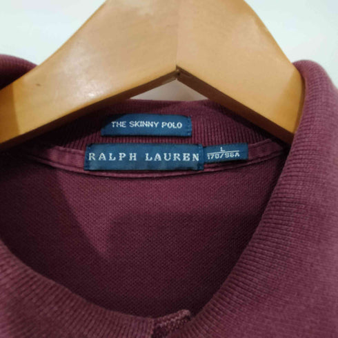 ラルフローレン RALPH LAUREN 90S ポニー刺繍 THE SKINNY POLO ショートスリーブポロシャツ メンズ import:L