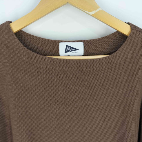 ピルグリム PILGRIM ボートネック サーマル ロングスリーブ Tシャツ メンズ import:XS