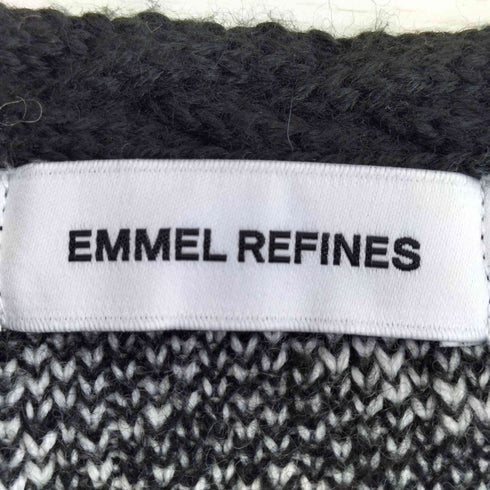 エメルリファインズ EMMEL REFINES EM ジャカード カーディガン レディース FREE