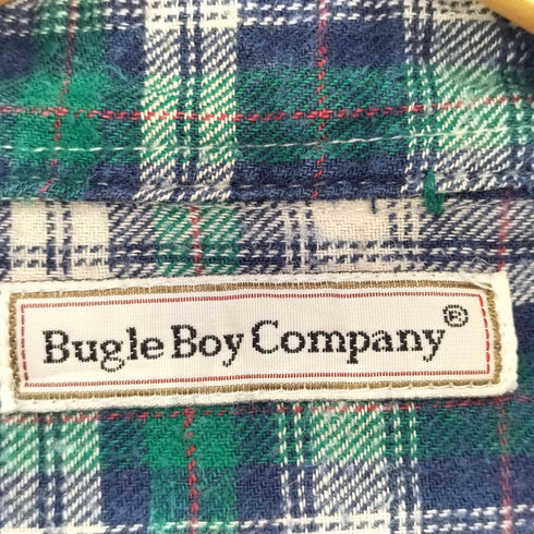bugle boy company リネン混 ボタンダウンシャツ メンズ import:XXL
