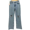 ザラ ZARA ダメージ加工 ワイド デニム パンツ バギー メンズ FR:38-40