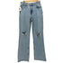 ザラ ZARA ダメージ加工 ワイド デニム パンツ バギー メンズ FR:38-40