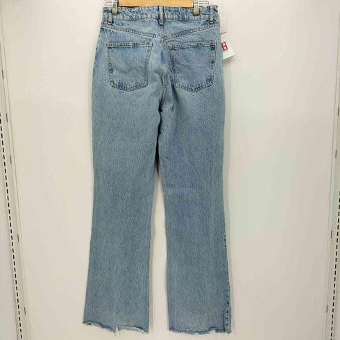 ザラ ZARA ダメージ加工 ワイド デニム パンツ バギー メンズ FR:38-40