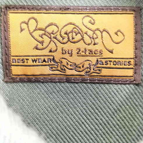 ブラウンバイツータックス BROWN by 2-tacs モールスキン L/S シャツ メンズ