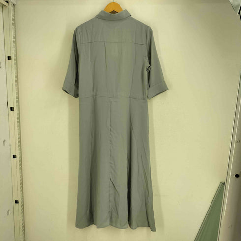 PLUS OTO.HA 七分袖 ロングシャツワンピース レディース