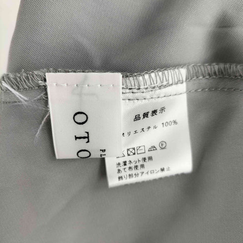 PLUS OTO.HA 七分袖 ロングシャツワンピース レディース
