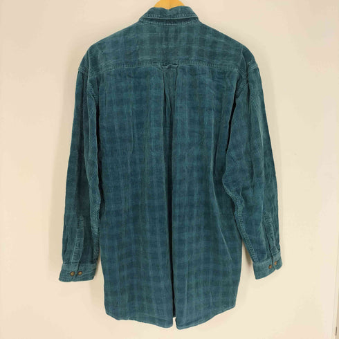 レッドヘッド RED HEAD 90S 香港製 太畝 コーデュロイ B.D. L/S シャツ メンズ import:XL