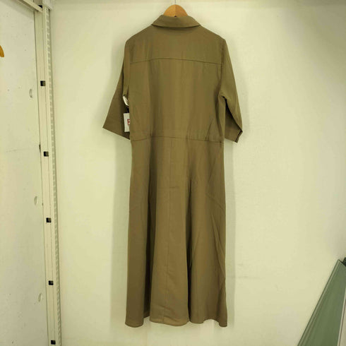 PLUS OTO.HA 七分袖 ロングシャツワンピース レディース