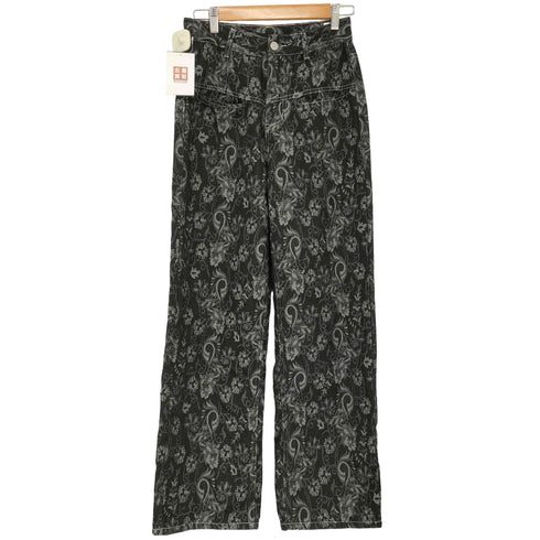 K.Z デザインデニムパンツ ペイズリー レディース  S