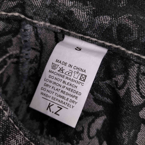 K.Z デザインデニムパンツ ペイズリー レディース  S