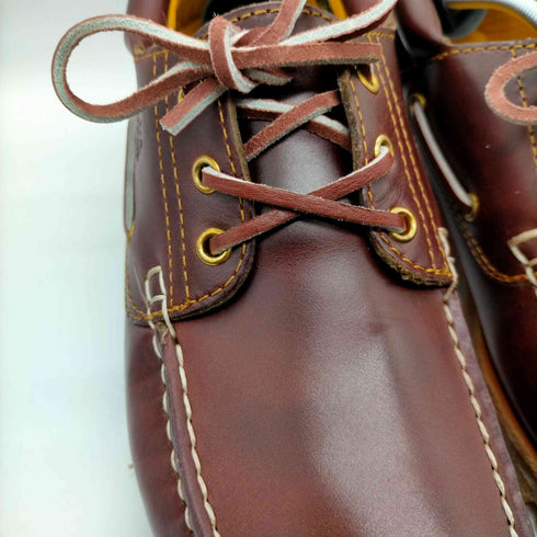 ティンバーランド Timberland Authentics 3Eye Classic Lug BURGUNDY オーセンティック スリーアイ クラシック ラグ バーガンディ モカシンシューズ メンズ JPN:28.5