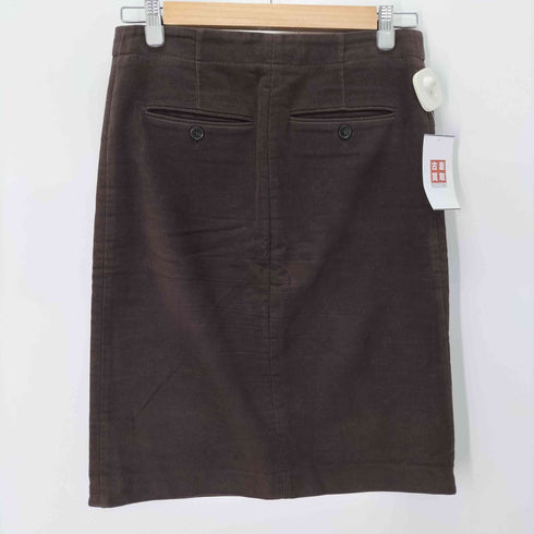 ミュウミュウ miu miu イタリア製 モールスキン 金タイトスカート レディース JPN:38