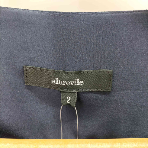 アルアバイル allureville フレンチスリーブベルテッドワンピース レディース JPN:2