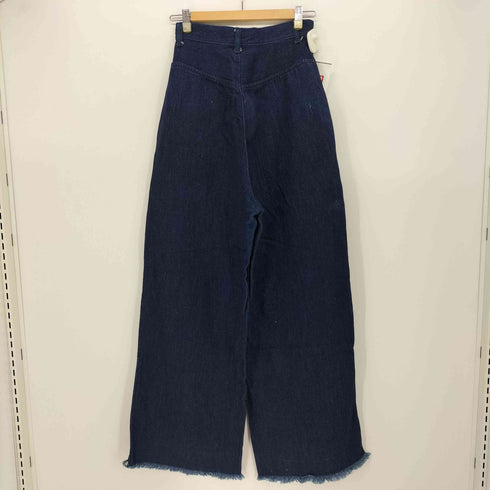 ドレスレイブ DRESSLAVE ハイウエスト ワイド デニム パンツ レディース JPN:36