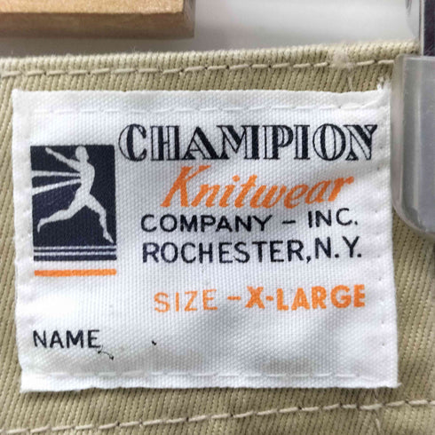 チャンピオン Champion ランタグ復刻 Broken Chino Pant ブロークンチノパンツ パッチワーク クロップド パンツ メンズ XL