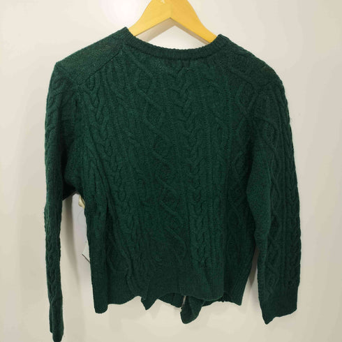 ズッカ ZUCCa ジップデザイン ウールケーブルニット レディース JPN:M