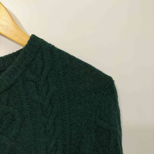 ズッカ ZUCCa ジップデザイン ウールケーブルニット レディース JPN:M