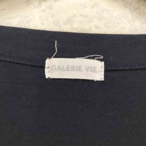 ギャルリーヴィー GALERIE VIE ファインコットン ボートネックプルオーバー レディース S