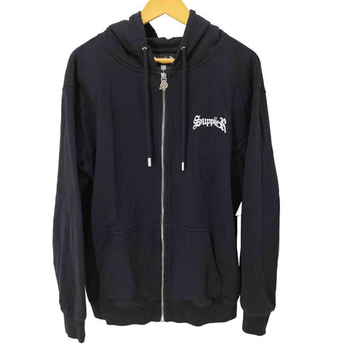 サプライヤー SUPPLIER クロス スタッズ ジップパーカー メンズ JPN:XL