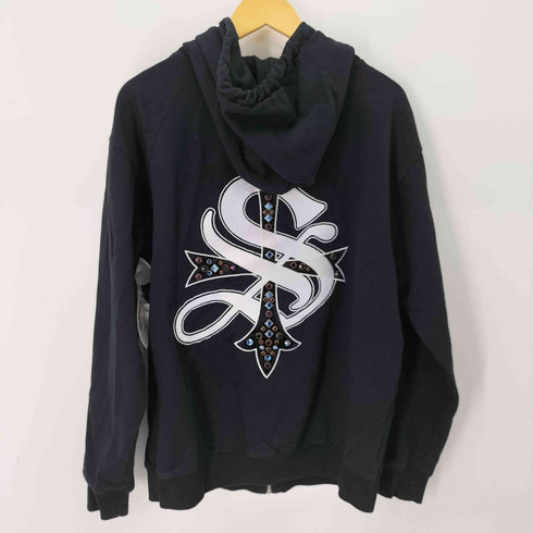 サプライヤー SUPPLIER クロス スタッズ ジップパーカー メンズ JPN:XL