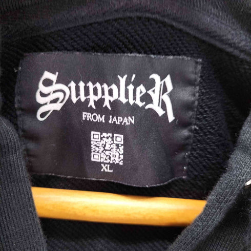 サプライヤー SUPPLIER クロス スタッズ ジップパーカー メンズ JPN:XL
